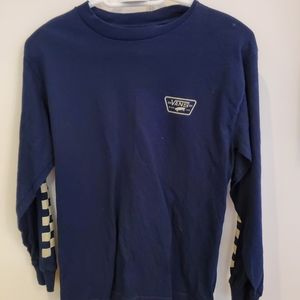 Blue longsleeved vans T